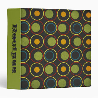 Recipe Albums- Chic Mod- Red- Binder