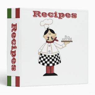 Recipe Albums- Kitchen Chef- Binder