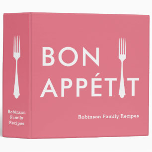 Recipe Binder Family Cookbook personalize template