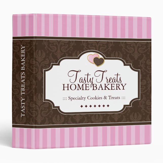 RECIPE BINDER :: PASTRY CHEF "1.5" (Front/Spine)