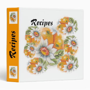 recipe binder with index