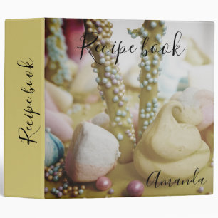 Recipe book, album binder