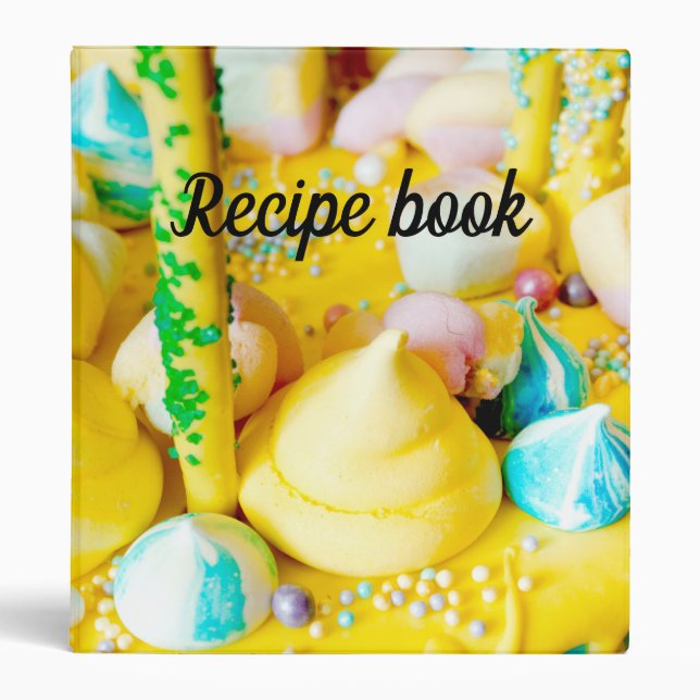 Recipe book, album binder (Front)