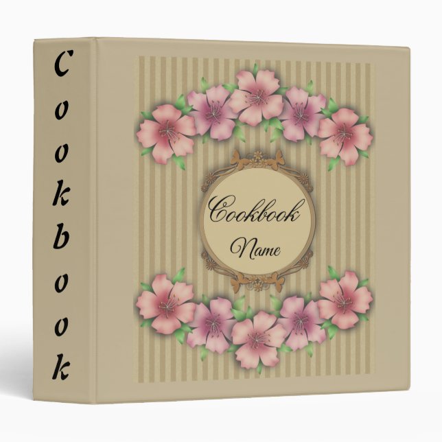 Recipe book binder (Front/Spine)