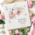 Recipe Book Boho Floral Bridal Shower Binder<br><div class="desc">Recipe Book Boho Floral Bridal Shower 3 ring binder.  Matching items available.</div>