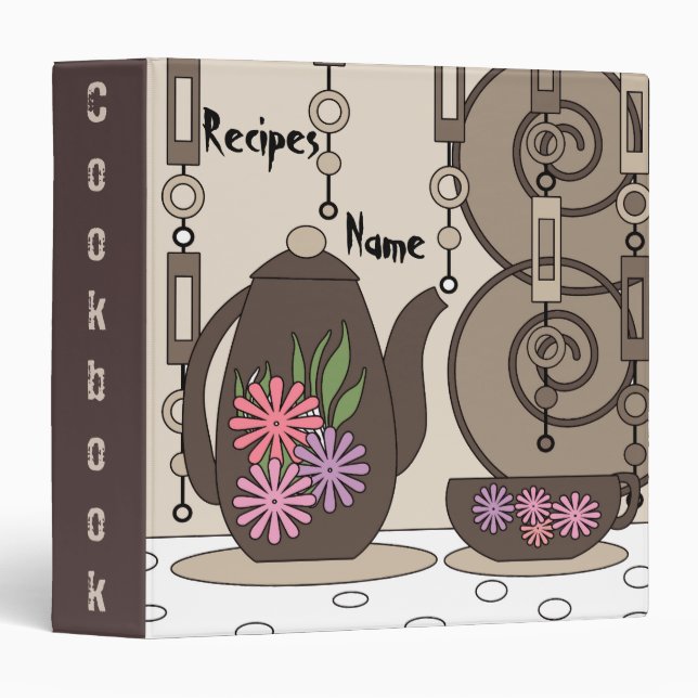 Recipe book, recipes binder (Front/Spine)
