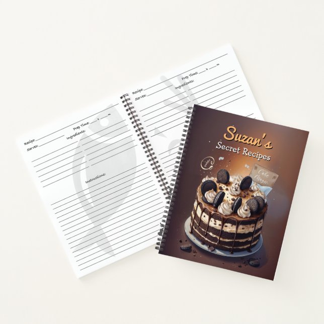 Recipe Book- Secret Recipes Notebook (Inside)