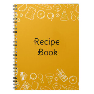 Recipe Book Spiral Photo Notebook