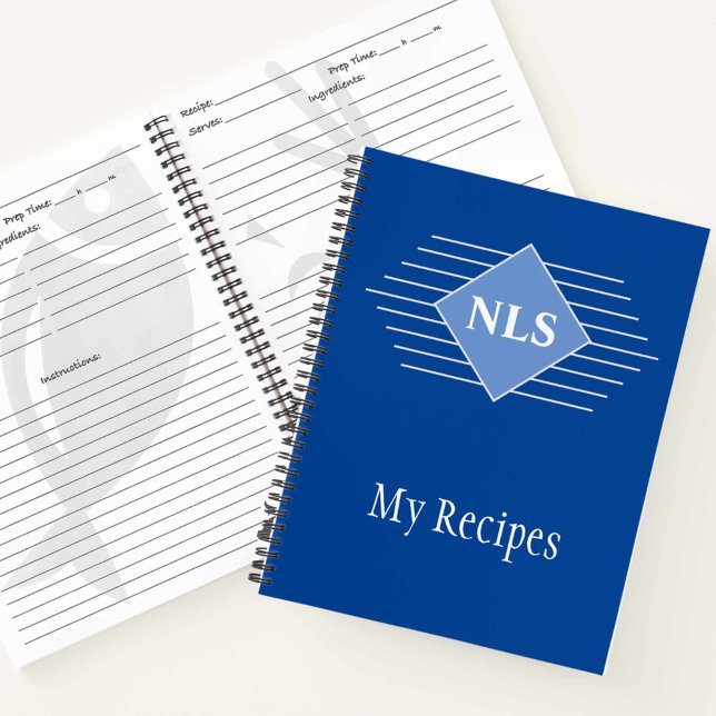 Recipe Book with Owner's Initials (Creator Uploaded)