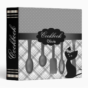 Recipe book, yellow binder