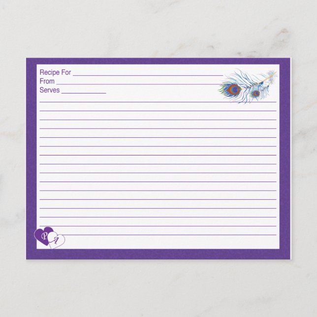 recipe card (Front)