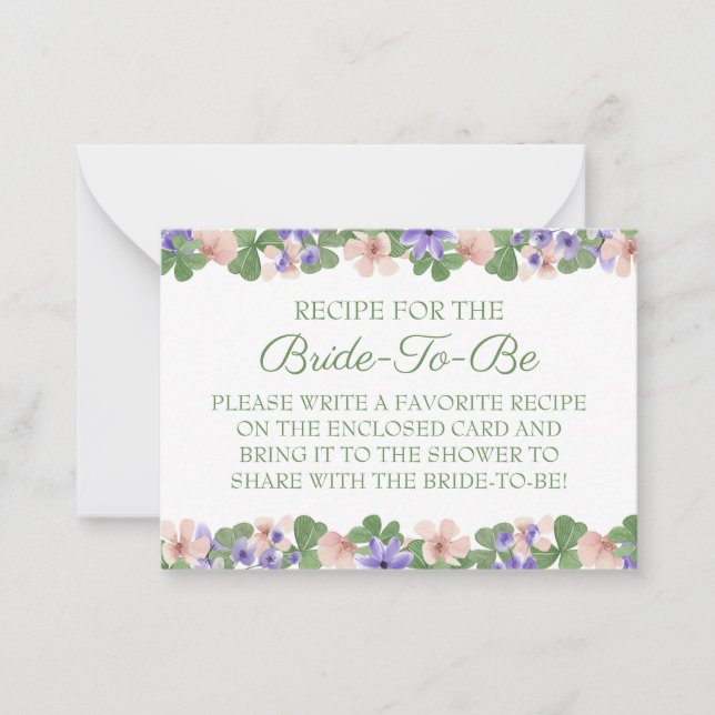 Recipe Card Instruction (Front)