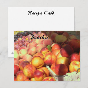 Recipe Card - Peaches