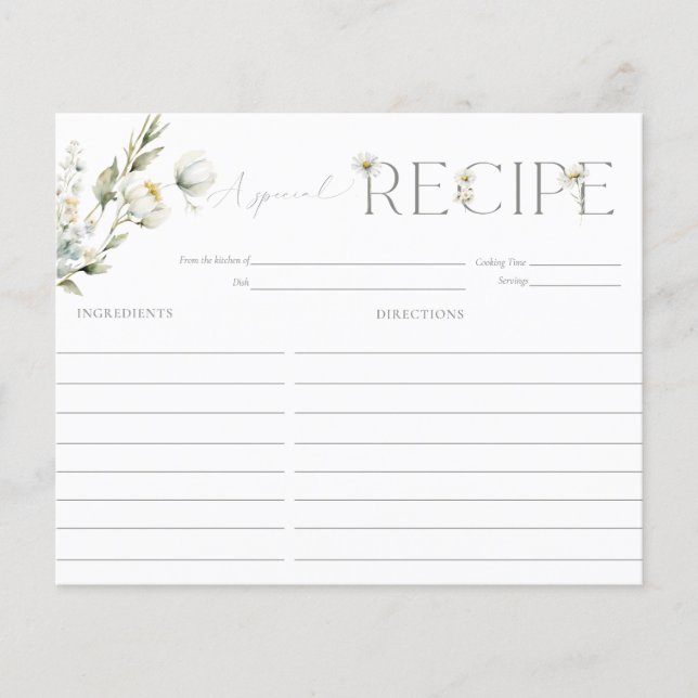 Recipe Cards (Front)