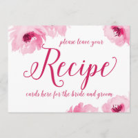 Recipe Cards Sign Print
