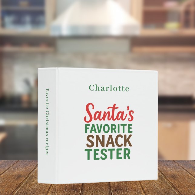 Recipe Christmas quote snack tester name Binder (Creator Uploaded)
