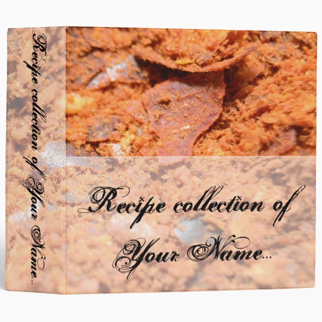 Recipe collection... binder (Front/Spine)