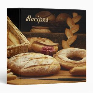 Recipe Cookbook Binder - Bread