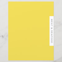 Recipe Divider | Meat & Seafood | Simple Yellow