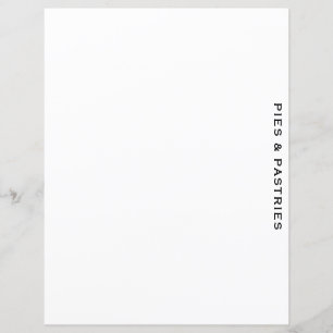 Recipe Divider Pie & Pastry Simple White