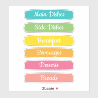 Recipe Dividers Personalized