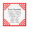 Recipe Equivalents Kitchen Helper Magnet