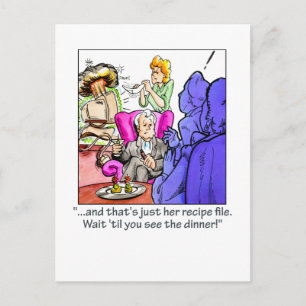 Recipe File Postcard