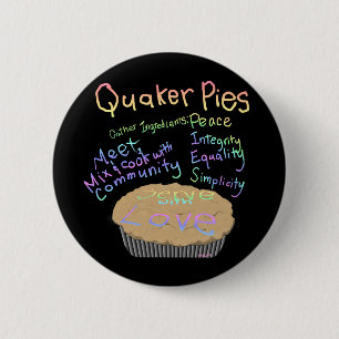 Recipe for Quaker Pies 2 Inch Round Button