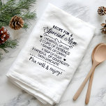 Recipe for Special Mom Mother's day Gift Kitchen Towel<br><div class="desc">Here’s a heartwarming kitchen towel designed as the perfect Mother’s Day gift for a special mom! This “Recipe for a Special Mom” towel blends charm and sentiment with its unique printed recipe that celebrates all the ingredients that make a mother truly wonderful. It includes loving touches like “A Spoonful of...</div>