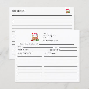Recipe for the Bride Off The Market Bridal Shower