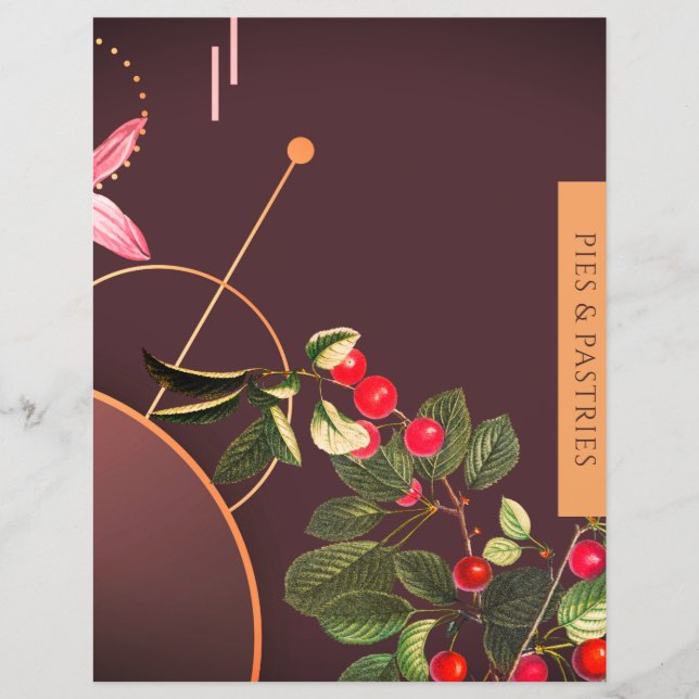 Recipe Index | Pies & Pastries | Burgundy Cherries (Front)