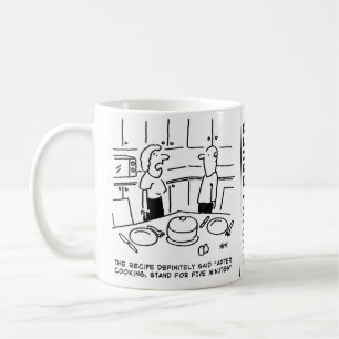 Recipe Instructions Followed Cooking in a Kitchen Coffee Mug