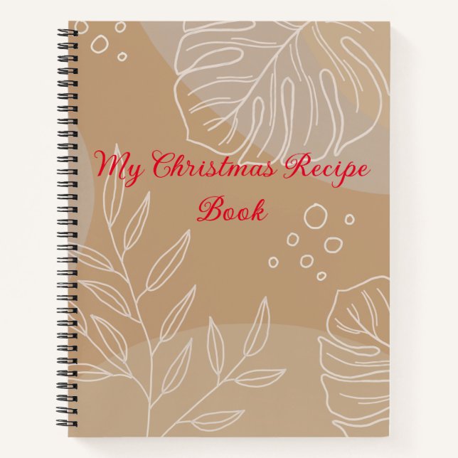 Recipe Journal that can be Personalized (Front)
