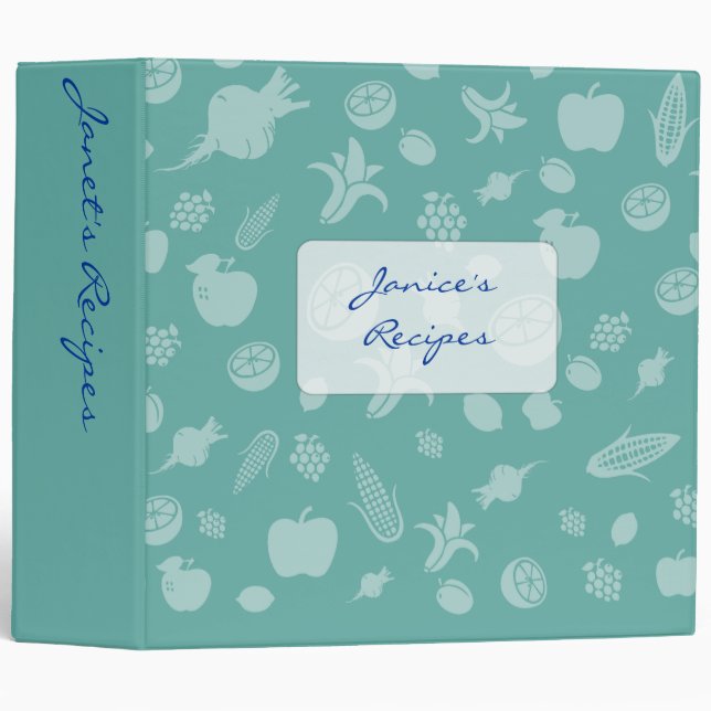 Recipe Notebook Binder (Front/Spine)