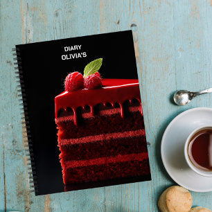 Recipe notebook, pastry diary, chef notebook