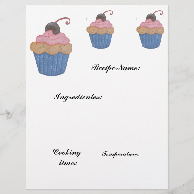 recipe paper (Front)