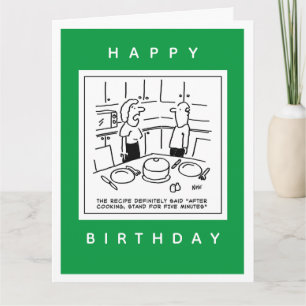 Recipe Said Stand After Cooking Cartoon Card