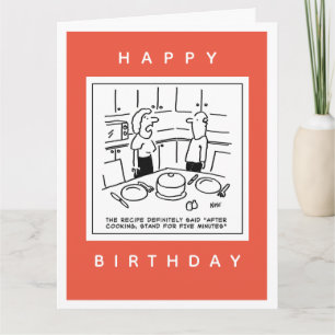 Recipe Said Stand After Cooking Cartoon Card