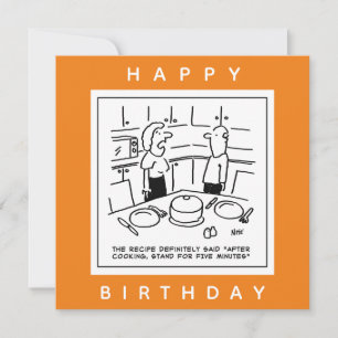 Recipe Said Stand After Cooking Cartoon Card
