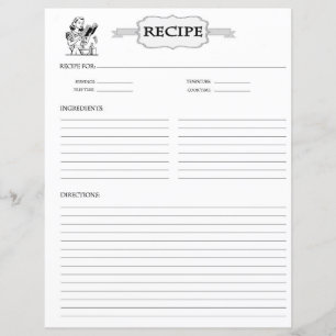 Recipe Sheet