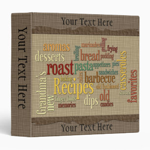 Recipes 2 Album 1.5" Binder
