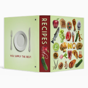 Recipes A to Z Binder