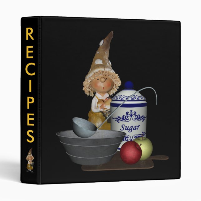RECIPES BINDER (Front/Spine)