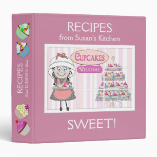 RECIPES BINDER - CUPCAKES - MELODY THE BAKER