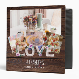 RECIPES -  Bridal Shower Newlyweds Photo Family Binder
