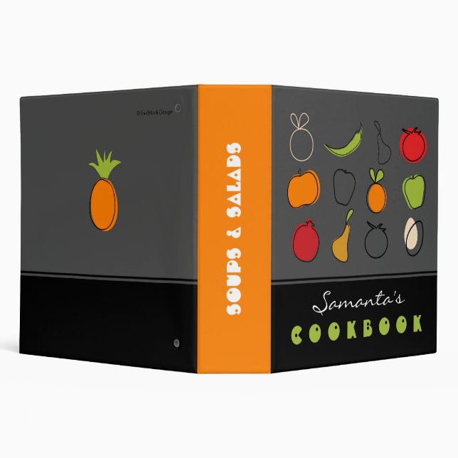 Recipes Cookbook Binder (Background)