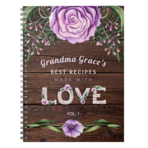 RECIPES - Family Heirloom Mother Grandma Wife Notebook