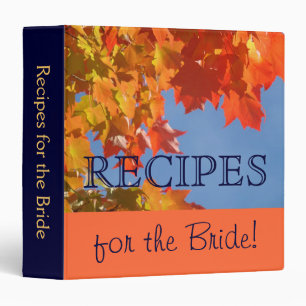 Recipes for the Bride! Wedding gifts Recipe binder