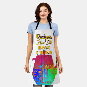 Recipes From The Best Chef Coffee Pot  White  Apron