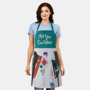 Reciprocal Agreement, Kandinsky, Abstract Art Apron
